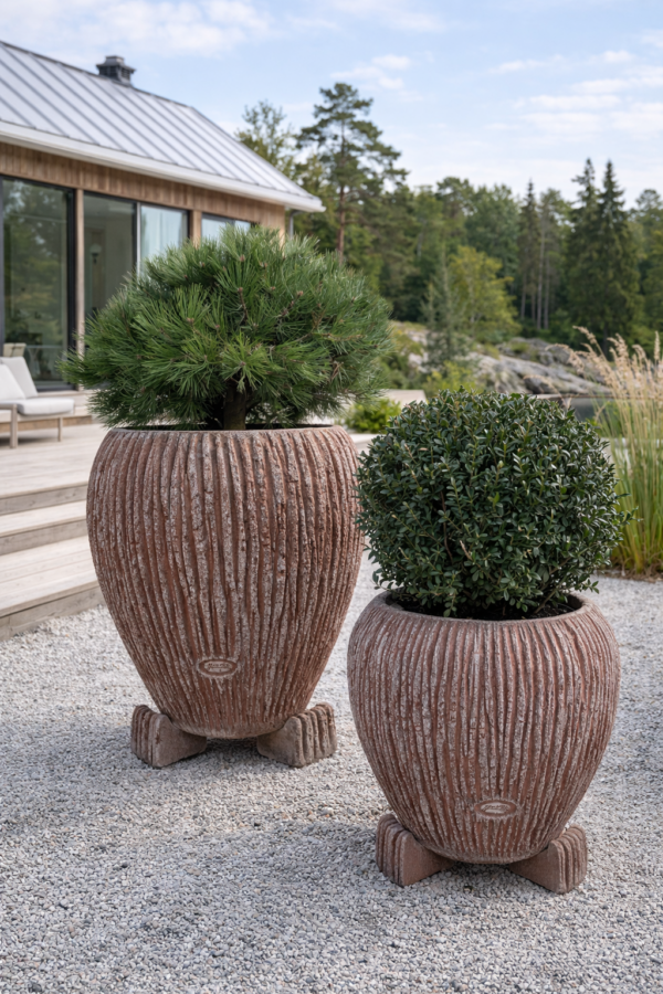 terra 50-70 lava Terra 70 váza lábakkal